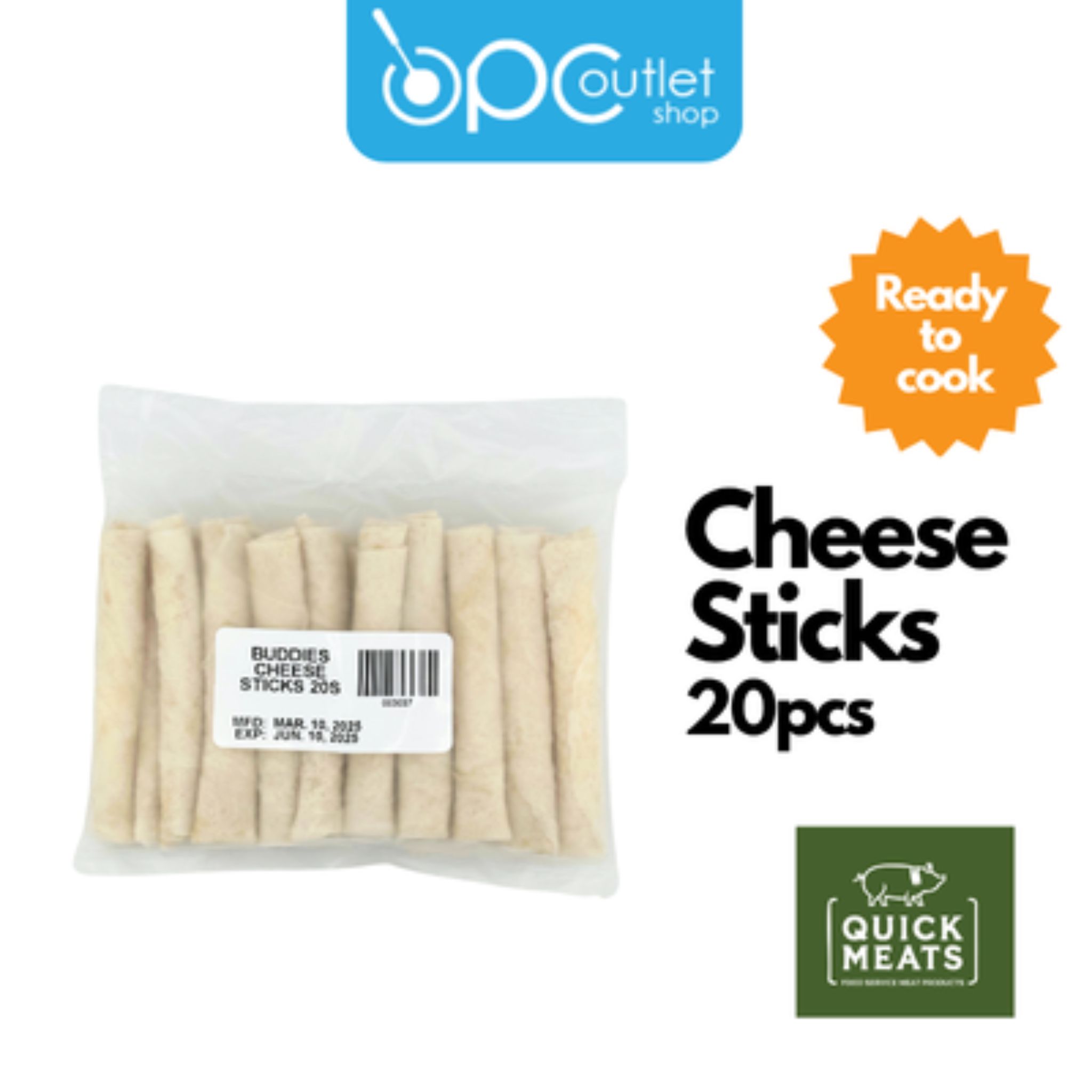 Quickmeats Cheesesticks 20s
